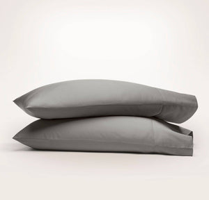 Signature Hemmed Pillowcase Set: Mist / King