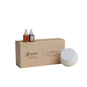 Pura + Votivo Smart Home Diffuser Set