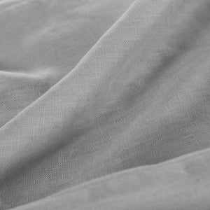 Washed Linen Duvet Cover: King/Cal King / White